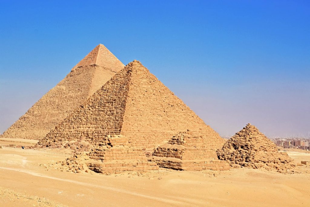 The Great Pyramids of Giza, Egypt Africa