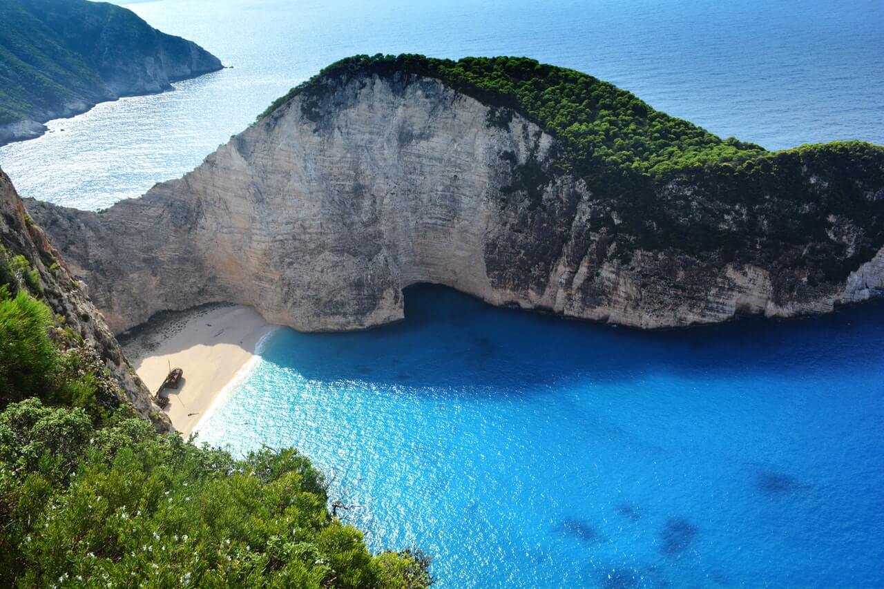 Navagio Beach, Greece, Mind-blowing 15 Hidden Beaches Around The World