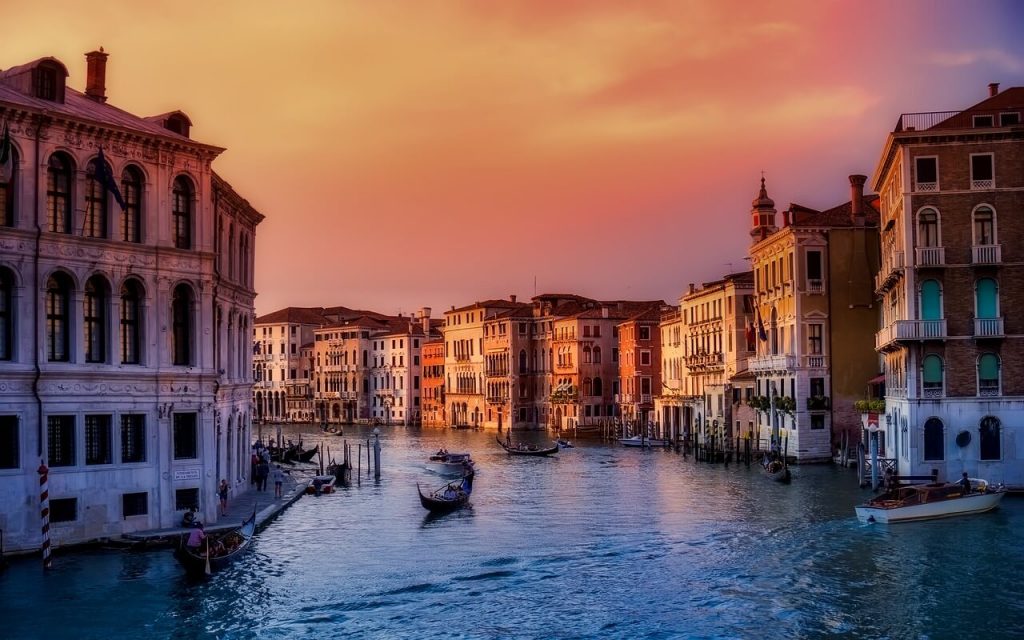 Romantic Venice, Italy